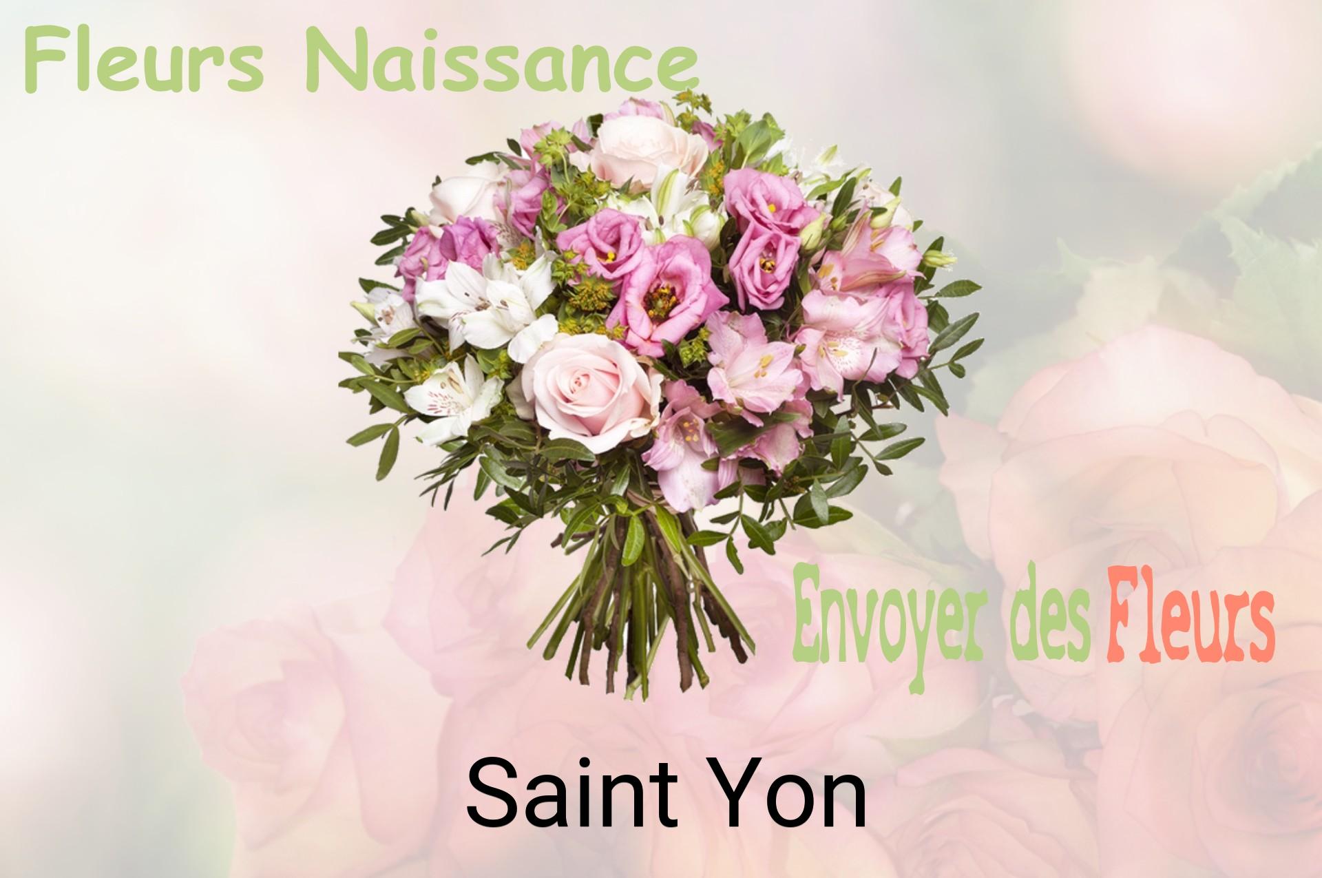 Bouquet de fleurs de naissance livré à Saint-Yon